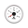 52 mm Marine Fuel/Water Level Gauge, 0–190 Ω / 240–33 Ω, White L view 1