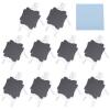 DOITOOL 10-Piece Small Wooden Chalkboard Signs with Stands view 1