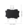 DOITOOL 10-Piece Small Wooden Chalkboard Signs with Stands view 2