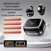 Micool Touchscreen Ear Clip Bluetooth 5.4 Headphones, Open-Ear Wireless Earbuds, 25-Hour Playtime, TF Card, Full-Color Display (Black) view 2