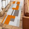 Siunwdiy Orange Runner Rug, Washable and Non-Slip, 60 x 120 cm view 2