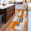 Siunwdiy Orange Runner Rug, Washable and Non-Slip, 60 x 120 cm view 3