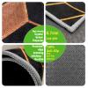 Siunwdiy Orange Runner Rug, Washable and Non-Slip, 60 x 120 cm view 4