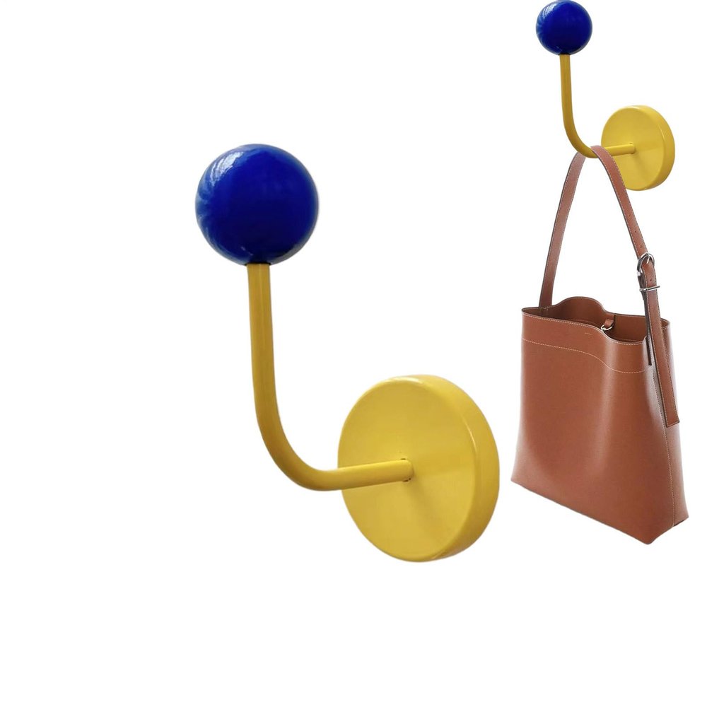 Magnetic Coat Hooks with Colorful Ball Hook