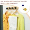 Magnetic Coat Hooks with Colorful Ball Hook view 2