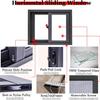 Usknxiu Basement Replacement Window, Horizontal Sliding, White, 40 x 14 in view 3