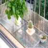 DTVEW Perforated Stainless Steel Sheet, 0.02 in Thick, Balcony Safety Fence DIY Wall Metal Plate (23 x 100 cm) view 2