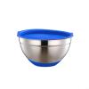 Stainless Steel Mixing Bowl with Silicone Base for Mess-Free Food Preparation and Serving (20 cm) view 1