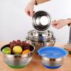 Stainless Steel Mixing Bowl with Silicone Base for Mess-Free Food Preparation and Serving (20 cm) view 2