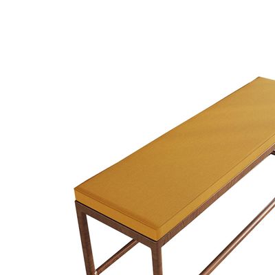 PLCIVSA 5 cm Thick Bench Cushion, Yellow, 165 x 35 x 5 cm