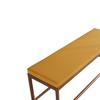 PLCIVSA 5 cm Thick Bench Cushion, Yellow, 165 x 35 x 5 cm view 1