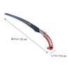 Curved Garden Saw for Branches and Trees, 65 Manganese Steel, Navy view 2