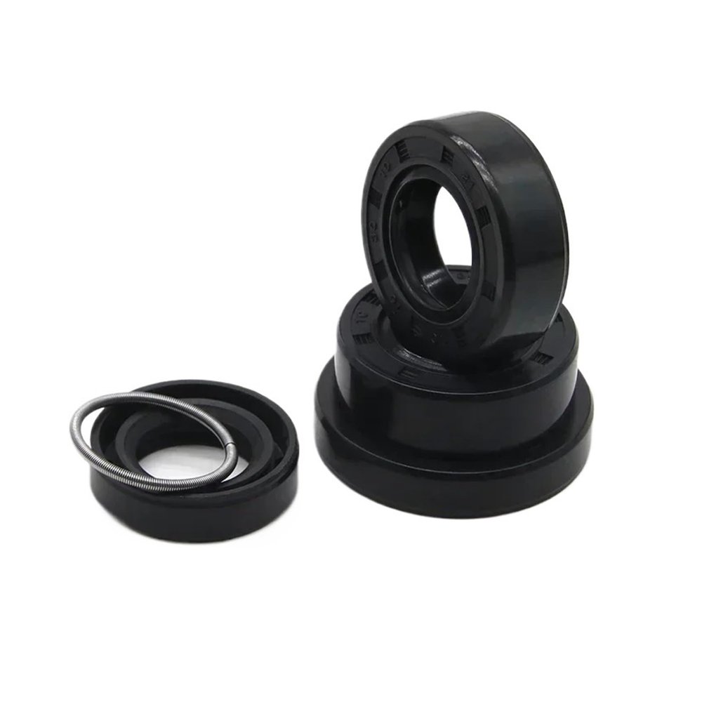 Aqxypas TC-16 NBR Double-Lip Shaft Seals, 16 × 22 × 7 mm, 5 Pieces