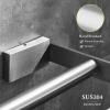 HAVVMK Double Towel Bar, Wall-Mounted Stainless Steel, Brushed Silver view 4