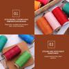 Waxed Polyester Leather Sewing Thread, 4 Spools view 4