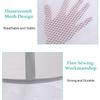 Folding Fine-Mesh Hanging Drying Rack, Single Layer, Wind-Resistant, 2-Pack, Gray, 48 cm view 3