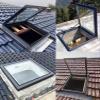 WhamtL Roof Window Emergency Exit Hatch, Lockable Flat Skylight with Aluminum Frame and Reinforced Glass, Rain Shield (80 x 45 cm / 31.5 x 17.7 in) view 2