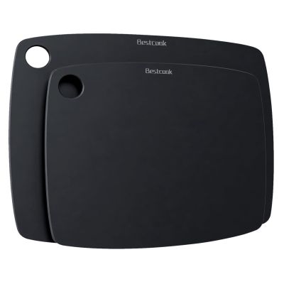 BESTCOOK Wood Fiber Cutting Board Set of 2, Dishwasher-Safe