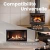 LONGLIFE Balmoral-Rosalyn Fireplace Glass, 245 x 185 x 4 mm, Heat-Resistant up to 800°C view 4