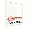 Fireplace – Colorado Model – 300 x 300 x 4 mm – Fireplace Glass – Stove Glass – Replacement Fireplace Pane – Heat-Resistant Glass up to 800°C view 1