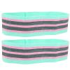 Legs & Butt Shaper Elastic Workout Bands, 2-Piece Set, Mint Green view 1