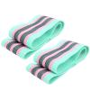 Legs & Butt Shaper Elastic Workout Bands, 2-Piece Set, Mint Green view 2