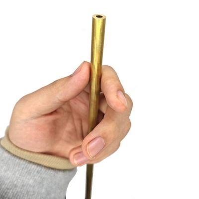WUDOLI 2-Piece Brass Tube, 0.2 mm Wall, 1–11 mm OD, Thin-Walled Industrial Tube (OD 2 × ID 1.6 mm)