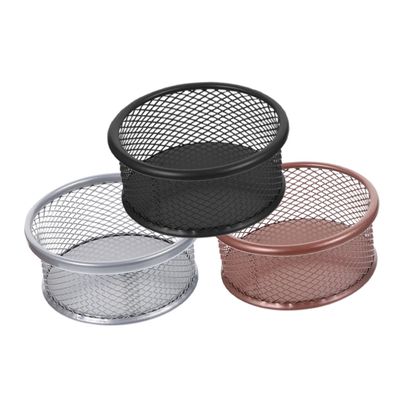 Homoyoyo Metal Mesh Paper Clip Holder, Desk Organizer