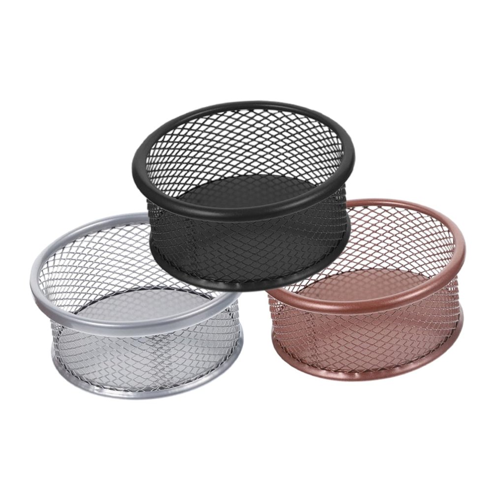 Homoyoyo Metal Mesh Paper Clip Holder, Desk Organizer
