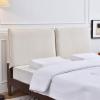Corduroy Headboard Cushion/Cover, No Headboard, 110 x 60 x 10 cm, Beige view 1