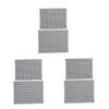 Sosoport 3 Sets Portable Grill Mesh Mats, Nonstick, Black, 2 Pieces x 3 view 1