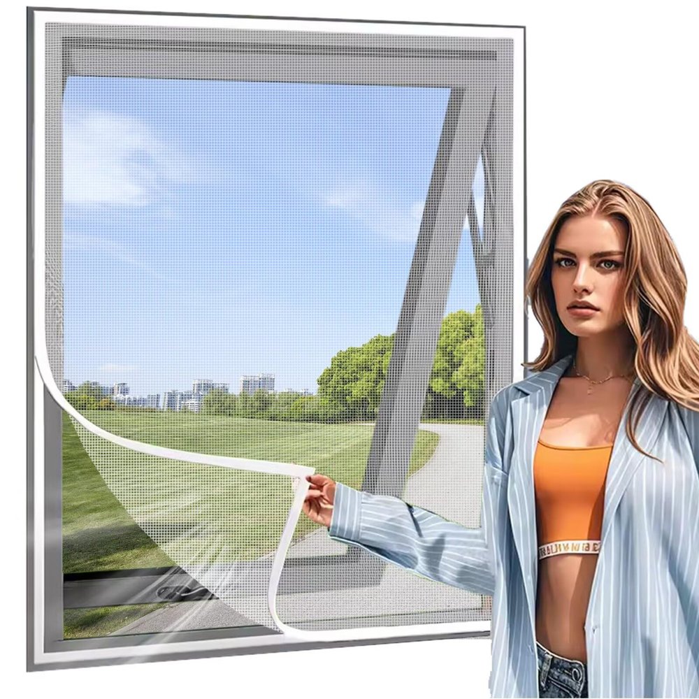 Window Mosquito Net for Tilt Windows 110 x 135 cm, White
