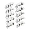 HOMOCONO 10 Pairs Stainless Steel Door Latches, Adjustable Ball Catches, Cabinet Door Closures and Sliding Door Rollers view 1