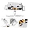HOMOCONO 10 Pairs Stainless Steel Door Latches, Adjustable Ball Catches, Cabinet Door Closures and Sliding Door Rollers view 4