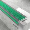 Self-Adhesive Non-Slip L-Shaped Stair Edge Profile, Green, 5 x 2.5 x 100 cm view 2
