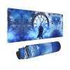 Poezjzw Sci-Fi Clock Long Gaming Mouse Pad, 31.5 x 30.0 cm view 1