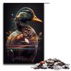 1,000-Piece Duck Exposure Art Puzzle for Adults, Wooden Puzzle, 75 x 50 cm view 1