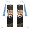 Wooden Bookmark with Red Panda Design and Tassel view 2