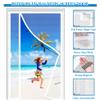 Side-Opening Magnetic Insect Screen Door, 270 x 255 cm, White view 2