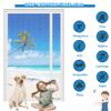 Side-Opening Magnetic Insect Screen Door, 270 x 255 cm, White view 4