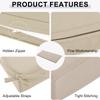 WLXFF Garden Bench Seat Cushion Cover, Waterproof, 8 cm Thick, 90 x 60 x 5 cm, No. 12 view 3
