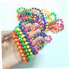 LRXIYODE Neon Bead Necklaces, 6-Piece Plastic Set for 1980s Parties view 3