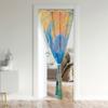 Surwin Opaque Eyelet Door Curtain, Landscape, 130 x 180 cm view 2