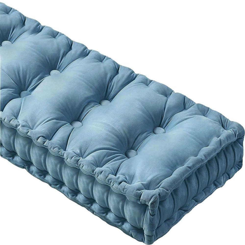 DOGACA Velvet Bench Cushion, Waterproof Non-Slip Outdoor Bench Pad, Washable, 40 x 80–200 cm