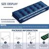 DOGACA Velvet Bench Cushion, Waterproof Non-Slip Outdoor Bench Pad, Washable, 40 x 80–200 cm view 2