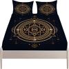 Luxury Black and Gold Retro King-Size Bedding Set, 150 x 200 cm view 2