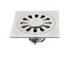 WANGSHAOWEI 4 x 4 in. 304 Stainless Steel Square Floor Drain view 1