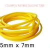 IBOWZ Silicone Tube, Thick-Wall Silicone Connector — 5 mm x 7 mm Inner Diameter, 1 m Colorful Tube view 2