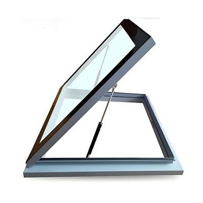 Insulated-Glass Casement Window with Vertical Slider for Cabins and Garages