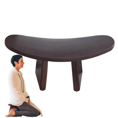 Wooden Kneeling Stool, Prayer Stool, 41 x 21 x 16 cm, Ergonomic, Foldable and Portable